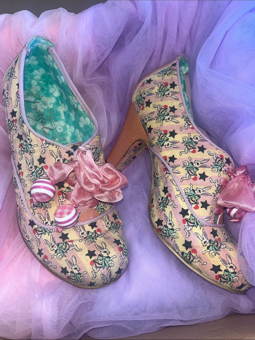 Irregular Choice carousel bunny heels 38